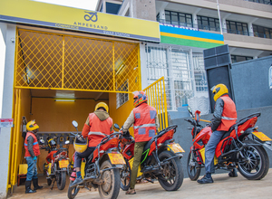 SP and Ampersand battery swap station for electric motorbikes